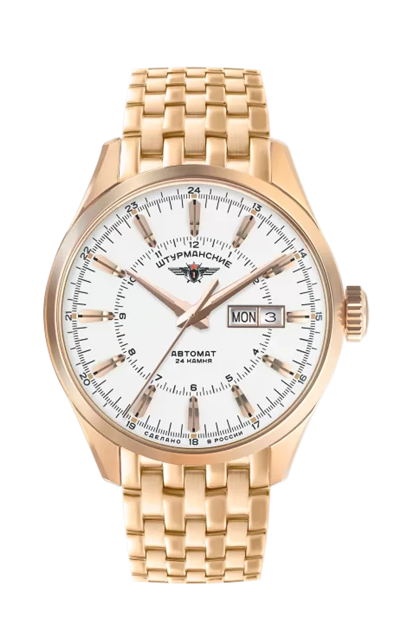 Часы Штурманские ОТКРЫТЫЙ КОСМОС DAY-DATE NH36/1899773B