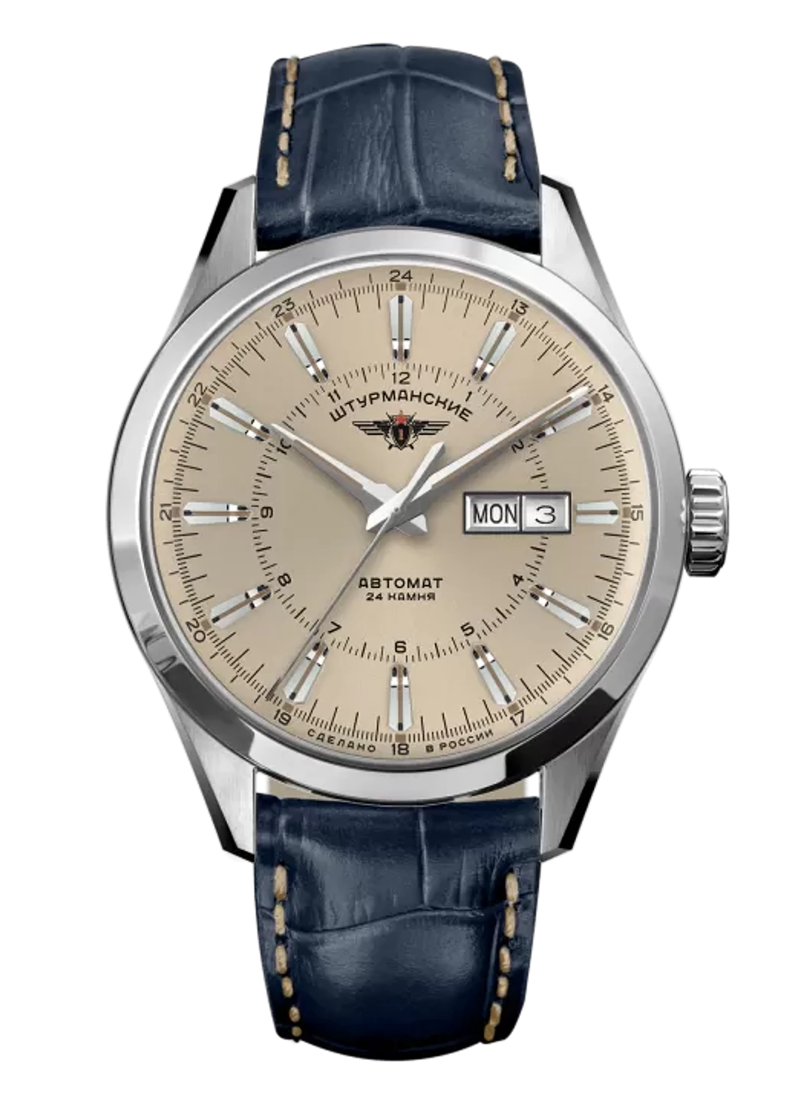 Часы Штурманские ОТКРЫТЫЙ КОСМОС DAY-DATE NH36/1891772