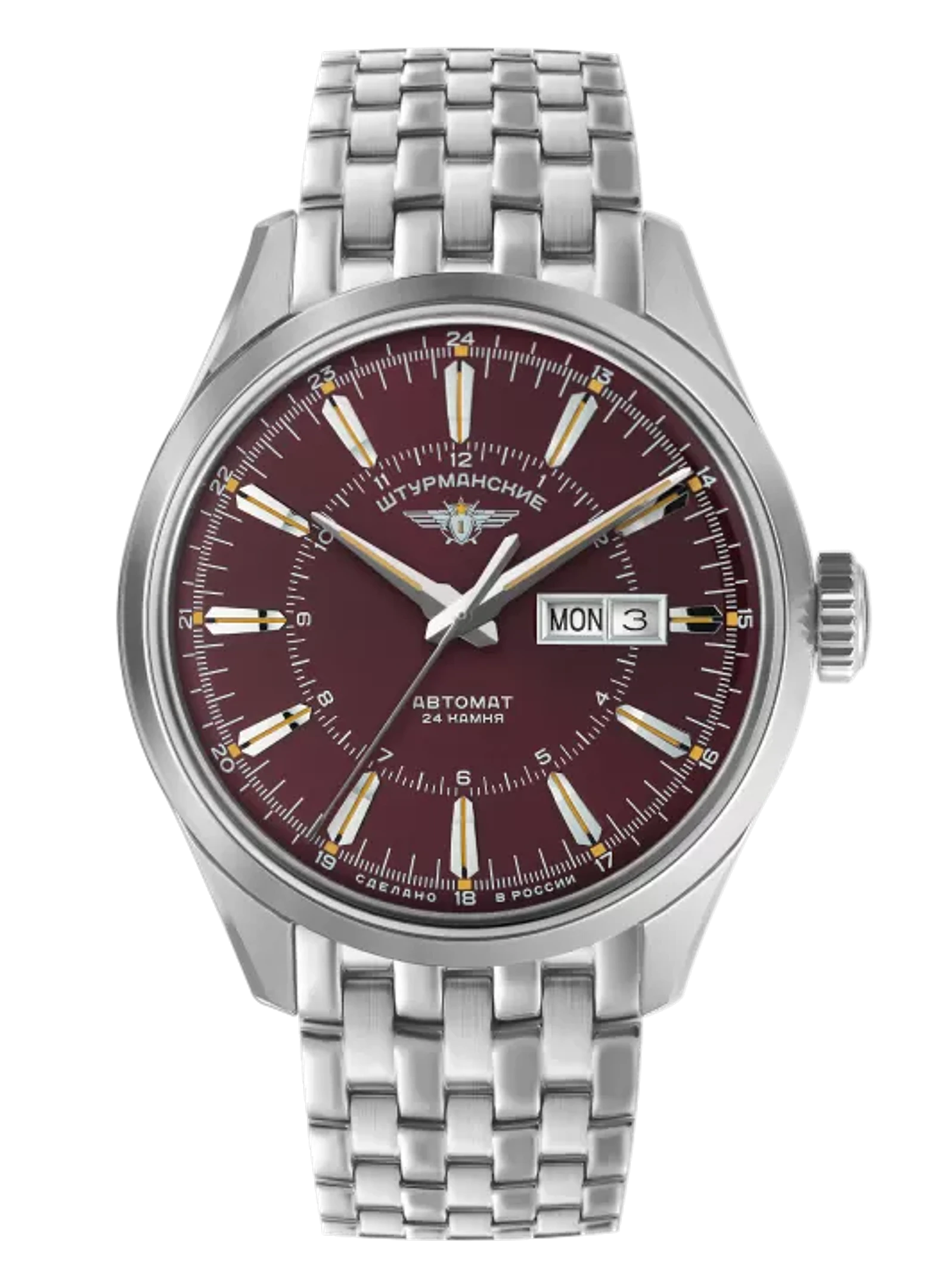 Часы Штурманские ОТКРЫТЫЙ КОСМОС DAY-DATE NH36/1891774B