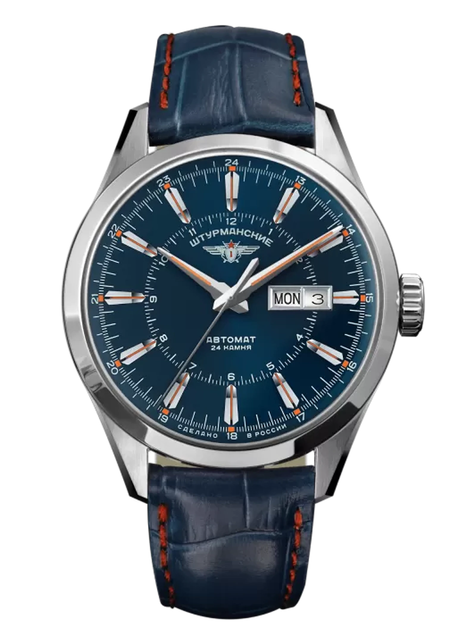 Часы Штурманские ОТКРЫТЫЙ КОСМОС DAY-DATE NH36/1891771
